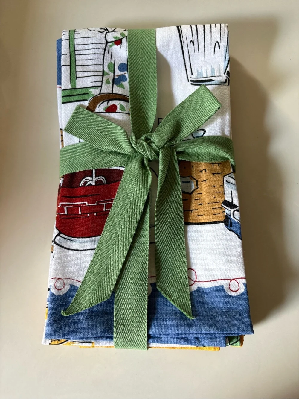 Longaberger 3 Retro Kitchen Print Set - never used